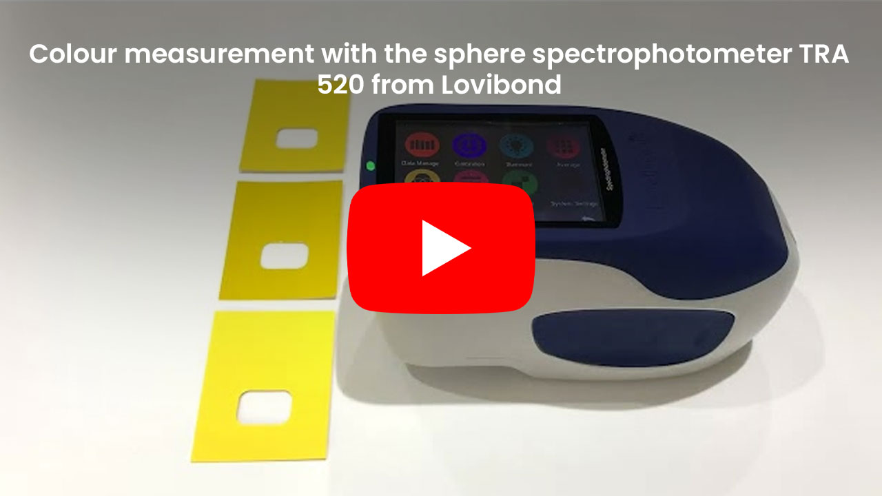 Colour measurement with the sphere spectrophotometer TRA 520 from Lovibond