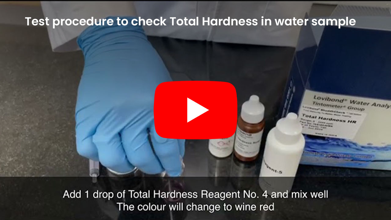 Test procedure to check Total Hardness in water sample